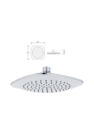 Tema Bianco Banyo Tepe Duş Başlığı Başlık Kireç Kırıcılı Sistem Diğer