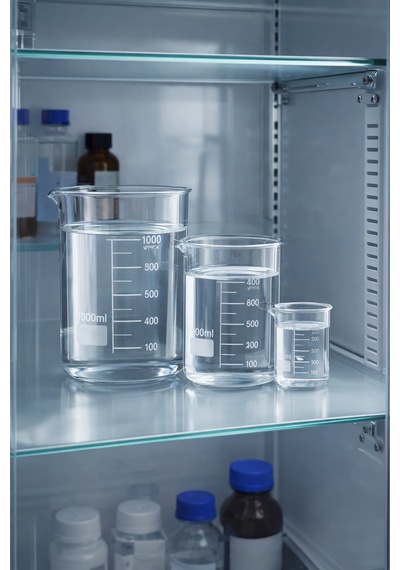 Beher Cam Dereceli 600ml 1 Adet