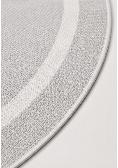 Modern Sisal 8001 Gri Krem Daire Leke Tutmayan Kaymaz Taban Salon Mutfak Koridor Balkon Halısı