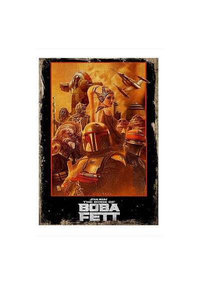 Bedeko Yıldız Savaşları Boba Fett Art Mdf Tablo 25 Cm X 35 Cm