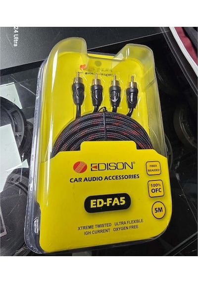Edison Ed-fa5 Rca %100 Ofc Rca Kablo 5 Metre