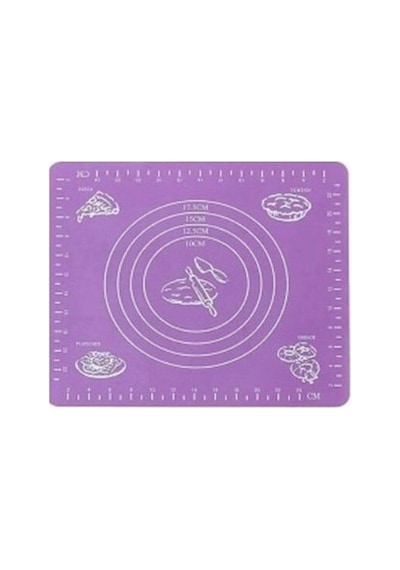 Özel Üretim 50x40 Cm Silikon Silpat Şeker Hamuru Hazırlama Tezgahı Kaydırmaz Mutfak Hamur Açma Matı