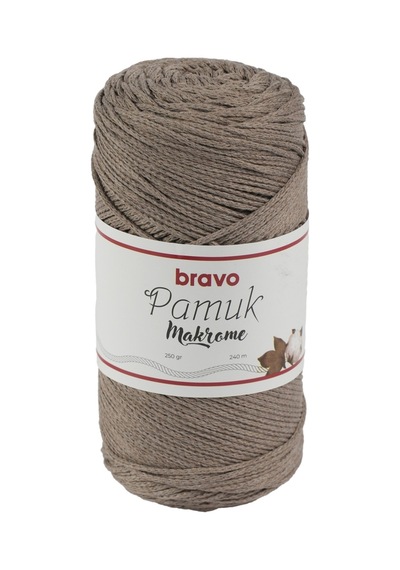 Pamuk Makrome İplik 250 Gr 240 Metre Koton Renk Kodu: 303 Bej