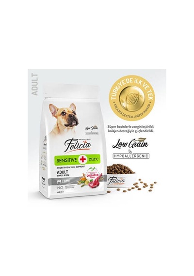 Hypoallergenic Small Mini Kuzulu Küçük Irk Düşük Tahıllı Yetişkin Köpek Maması 6 Kg