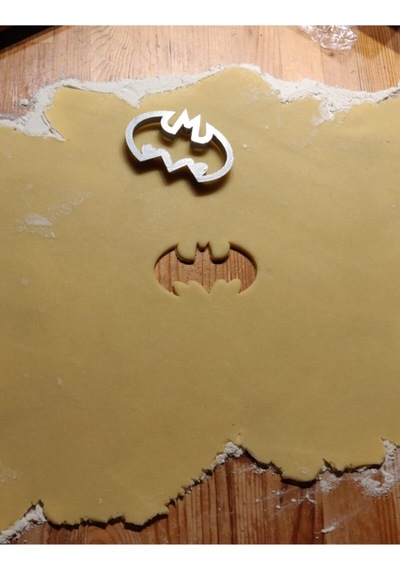 Batman Kurabiye Kalıbı Beyaz