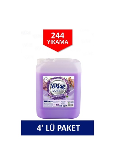 Viking Çamaşır Yumuşatıcısı Tutkulu 4 x 5 L