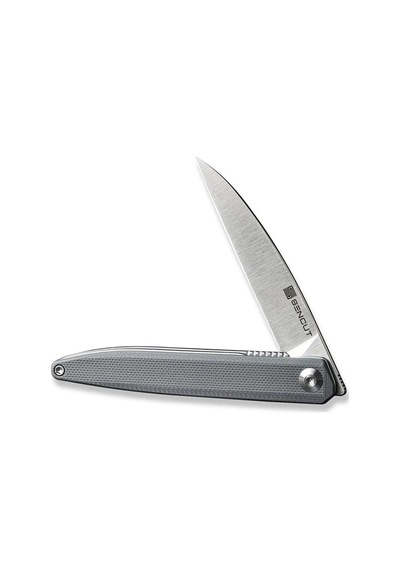 Sencut Jubil Gray G10 Handle Satin Finished D2 Blade Kamp Çakı Gri