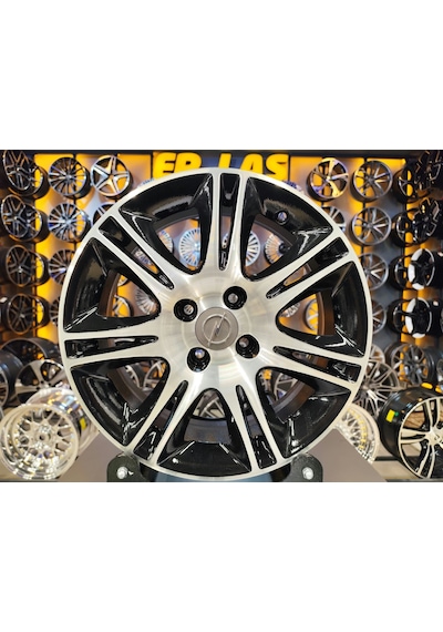 4 Adet Opel 6 16 4 100 Et40 56.6 Black Mack Jant Yenilenmiş Takım