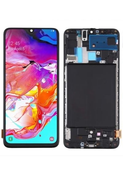 Samsung Uyumlu Galaxy A70 A705f Lcd Ekran Dokunmatik Çıtalı Tft Copy