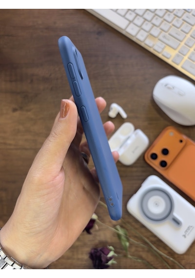 Samsung Galaxy A10 Uyumlu Kamera Korumalı Darbeye Dayanıklı Renk Atmayan Fab Silikon Kılıf Lacivert