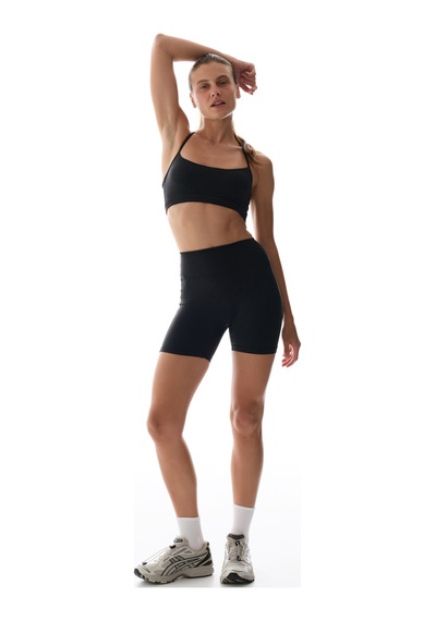 Penti Lycra Siyah Cream Hafif Destek Çıkarılabilir Pedli Racerback Spor Sütyeni