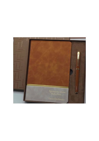 Öğretmenler Günü Hediyeleri - Defter Kalem Kutulu Set Evimdeyokyok