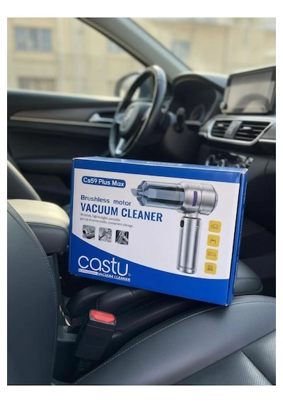 Castu Cs-59 Plus Max Motorlu Şarjlı Kablosuz El Ve Araç Süpürgesi 17000 Pa 100w