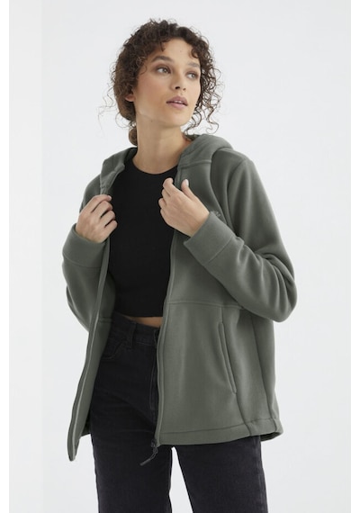 Tommy Life Rahat Form Kapüşonlu 2li Paket Siyah-çağla Kadın Polar Sweatshirt - 97233 Siyah - Yeşil