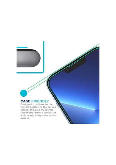 Apple Uyumlu iPhone    13  Ekran Koruyucu 6.1 Inch 9h Clear Nano Esnek Cam Ekran Koruyucu