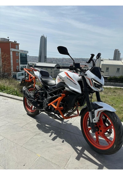 Qj Motor Trx 125 Ön Koruma Demiri Turuncu Uyumlu