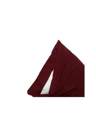 Lionas %100 Pamuklu Ranforce Yastık Kılıfı - Bordo - 2'li Set 50x70 - Bordo