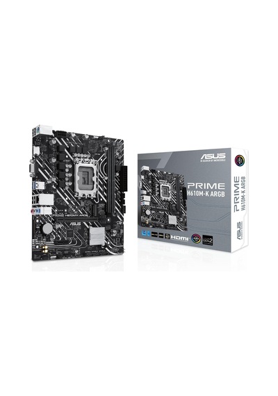 Prime H610m-k Argb Intel Soket Lga1700 Ddr5 5600mhz Matx Gaming Oyuncu Anakart