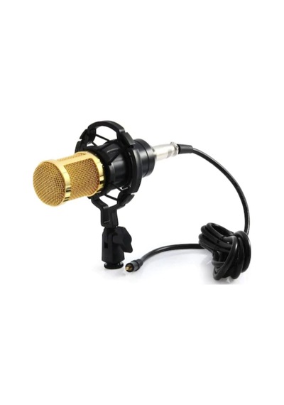 Music D.j M800 Usb Stüdyo Youtuber Twitch Kayıt Mikrofonu Stand Siyah