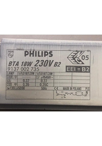 Phılıps 18w Mekanik Balast