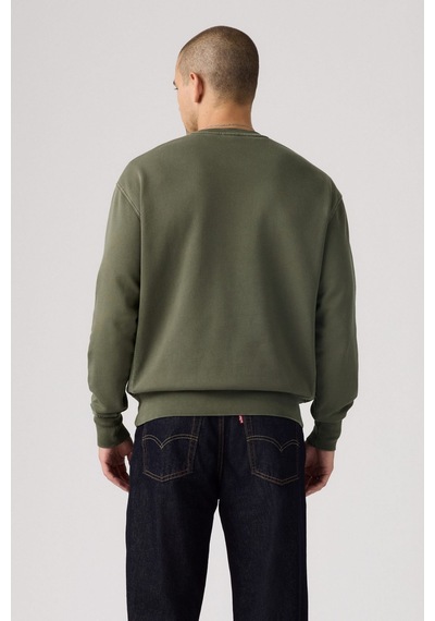 Levi's Erkek Authentic Crew Kambaba Yeşil Sweatshirt-a9244-0044 Yeşil