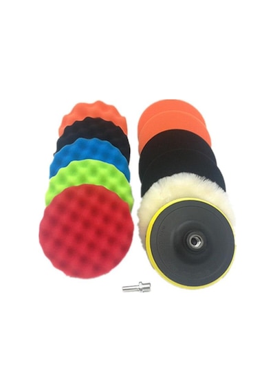 Valkyrie 12 Parça 10Cm Büyük Boy Oto Pasta Cila Polisaj Seti