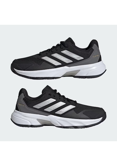 Adidas Id2458 Courtjam Control 3 Sert Kort Kadın Tenis Ayakkabısı Siyah