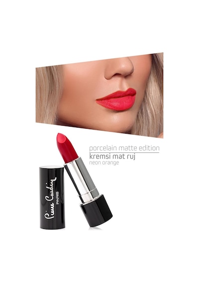 Pierre Cardin Porcelain Matte Edition Lipstick Ruj 211 Neon Orange
