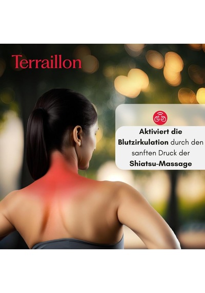 Terraıllon - Boyun Masajı, Boyun Ve Boğaz Masajı Yastığı, Shiatsu Masajı, 3 Masaj Hızı, 2 Dönüş Yönü, İsteğe Bağlı Isıtma, Ayarlanabilir Kayış, Usb-c Terraıllon - Boyun Masajı, Boyun Ve Boğaz Masajı Yastığı, Shiatsu Masajı, 3 Masaj Hızı, 2 Dönüş Yönü, İsteğe Bağlı Isıtma, Ayarlanabilir Kayış, Usb-c
