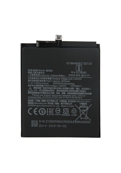 Teknonet Xiaomi Mi 9 Se Uyumlu Teknonet 2950 Mah Batarya - Siyah