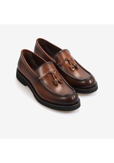 Andrea Giovanni Andrea Gıovannı Erkek Loafer 599 Taba