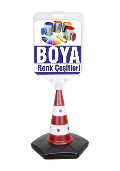 Boya Temalı Reklam ve Uyarı Dubası 1 Adet