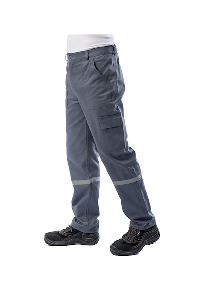 16/12 Gabardin Yazlık İş Pantolonu Gri/Lacivert