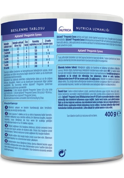 Aptamil Prgomin Syneo Bebek Mama 400 G