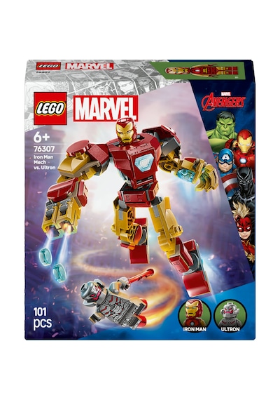 LEGO® Marvel Iron Man Robotu, Ultron’a Karşı 76307 - 6 Yaş ve Üzeri Süper Kahraman Sevenler için Yaratıcı Oyuncak Yapım Seti (101 Parça) LEGO® Marvel Iron Man Robotu, Ultron’a Karşı 76307 - 6 Yaş ve Üzeri Süper Kahraman Sevenler için Yaratıcı Oyuncak Yapım Seti (101 Parça)