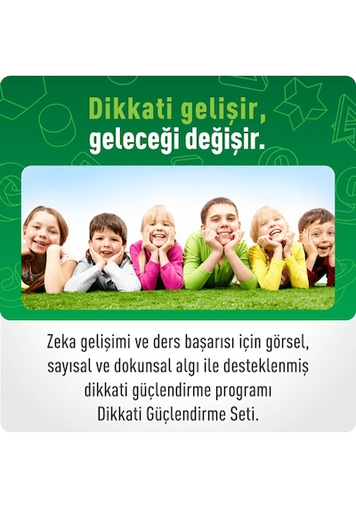 Yeni Neuro-Via Sistemi İle Dikkati Güçlendirme Seti 11 Yaş - Osman Abalı - Adeda
