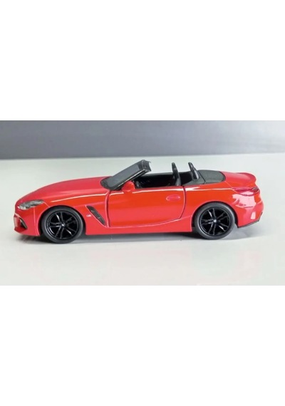 Oyuncak Bmw Z4 Diecast Açılır Kapılı Çek Bırak Metal Roadster Cabrio Model Spor Araba 1:34 Ölçek 12,5 Cm Kırmızı