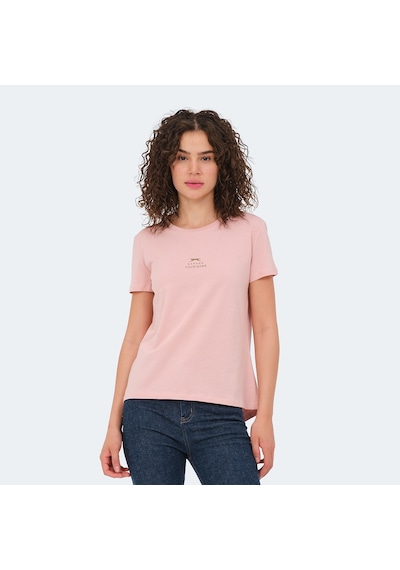 Slazenger VIRAJ Kadın  Fuşya Tişört