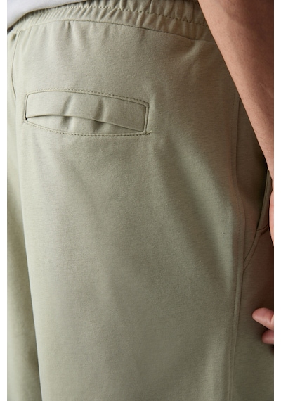 Tommy Life Çağla Pamuklu Kalın Yumuşak Dokulu Comfort Fit Basic Erkek Şort - 81261 Çağla
