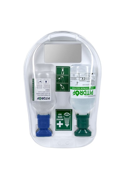 Pitdrop Mix Duvar İstasyonu 1 X 500ml + 1 X 250ml - Steril Göz Duşu