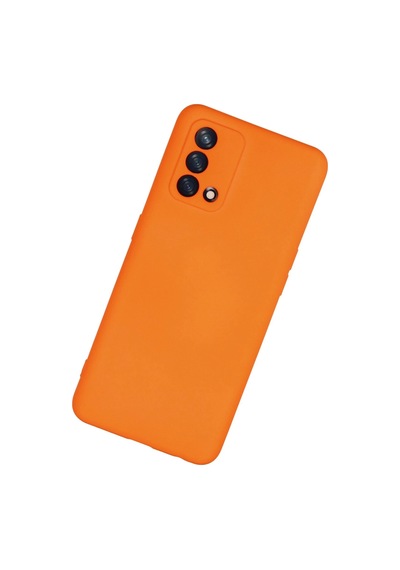 Newface Oppo A74 4g Kılıf Nano İçi Kadife Silikon Semeglbl - 16 - Turuncu