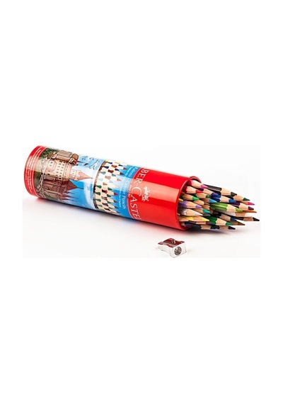 Faber Castell Kuru Boya Kalemi, 36 Renk, Metal Tüpte Diğer