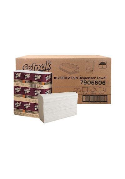 Selpak Professional Extra Z Katlı Havlu 21.5 x 24 CM 1 Koli 12'li