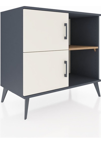 Hyperion Şifonyer 2 Raflı 2 Kapaklı 88x44x80 Antrasit-aytaşı/çam Aytaşı/çam Hyperion Şifonyer 2 Raflı 2 Kapaklı 88x44x80 Antrasit-aytaşı/çam Aytaşı/çam