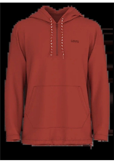 Levi's Polar Half Zip Sweatshirt-6474 Kırmızı
