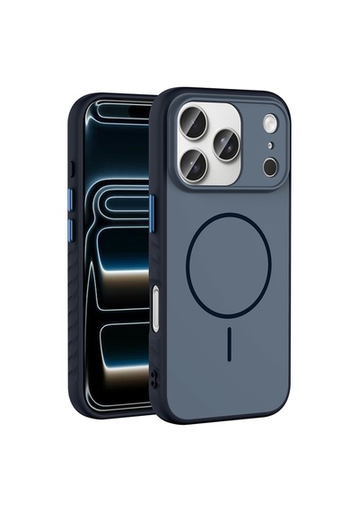 Apple Apple iPhone 17 Pro Max İçin Uyumlu M-safe Şarj Özellikli Elde Kaymaz Soft Renkli Kılıf