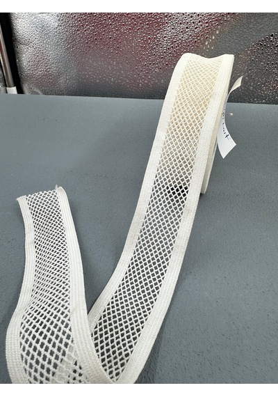 3 Cm Fileli Lastik-ekru-5 Metre