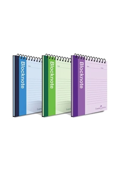 Faber-castell Canlı Renk Spiralli Bloknot A4 Çizgili 80 Yaprak 5075000409