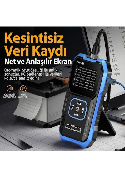 Fnırsı Hrm-10 Akü Voltajı Dahili Direnç Test Cihazı