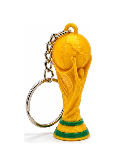 Futbol Temalı Koleksiyonluk Anahtarlık Seti 6'lı Taraftar Ve Kupa Figürlü Metal Anahtarlık